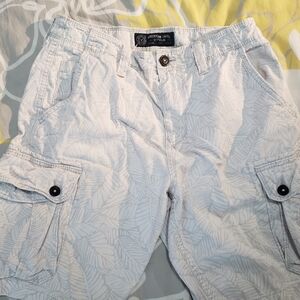 American Eagle Outfitters Men's Cargo Shorts - White